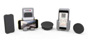 Oostenrijkse Nightjet trein gebruikt draadloze passagiers interface telefoonoplader van EAO