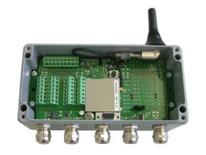 Meetversterker met GSM modem
