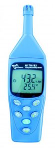 Temperatuur- en relatieve-vochtigheidsmeter