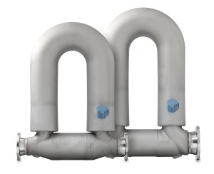 Coriolis meters met hoge doorlaat