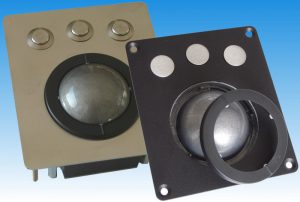 Waterdichte laser trackballs