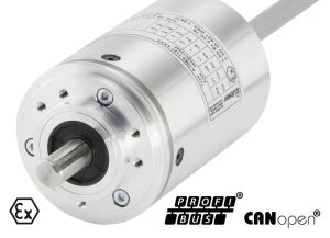 Explosieveilige encoder met veldbusinterface