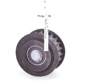 Riemschijf met impulsgever