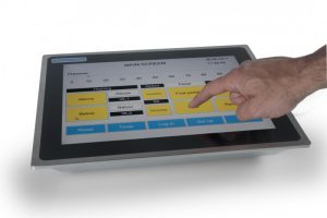 Projected capacitive touchscreen
