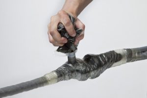 Wikkelmofsysteem zonder harspomp