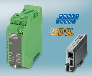 Snelle Profibus-extender met overspanningsbeveiliging