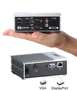 Vuistgrote ultra-energiezuinige embedded boxcomputer
