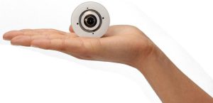 Dubbele hemispherische camera