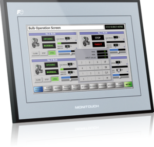 Touchscreen met WVGA-display