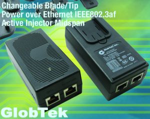 Power over Ethernet injectors