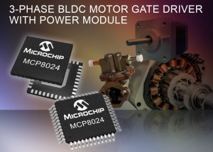Driefasen BLDC-motor poortstuurtrap