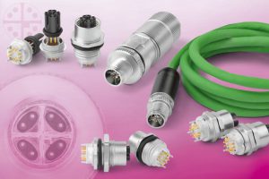 M12 8-polige connector voor 10Gbit/s