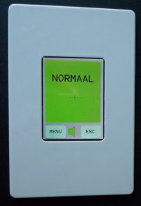 Ruimtedruk monitoring systeem