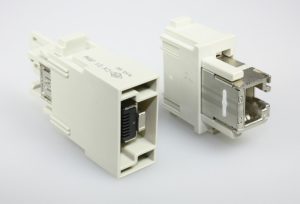 RJ45 module voor snelle verbinding met IDC-aansluiting