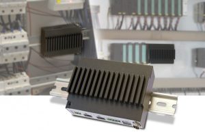 Box-PC op industriële rails