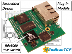 Schakelchip ondersteunt ModbusTCP