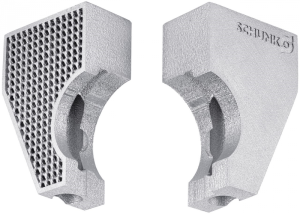 Individuele grijpervingers van aluminium en roestvast staal