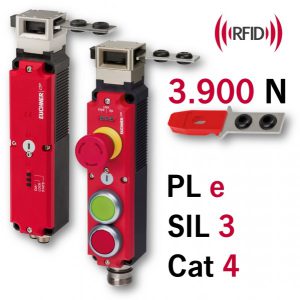 RFID deurvergrendeling met 3900 N houdkracht
