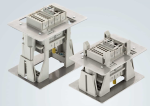 Docking connector met testpositie