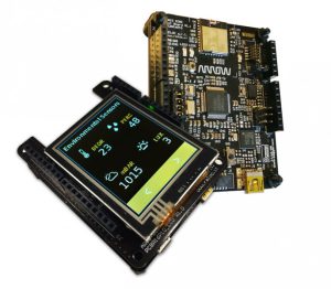Nieuw IoT bord met software en TFT