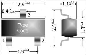 NPN transistor BC817K blijft