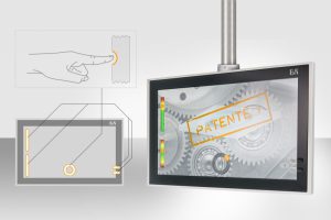 ‘Touchscreen’ met geïntegreerde bediening