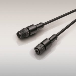 M12-kabelconnector met plastic schroefring