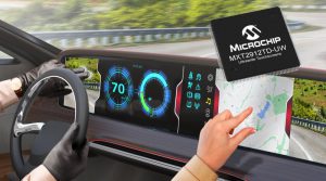 Eerste voor auto-industrie goedgekeurde enkelchip oplossing voor grote, ultrabrede aanrakingsgevoelige displays