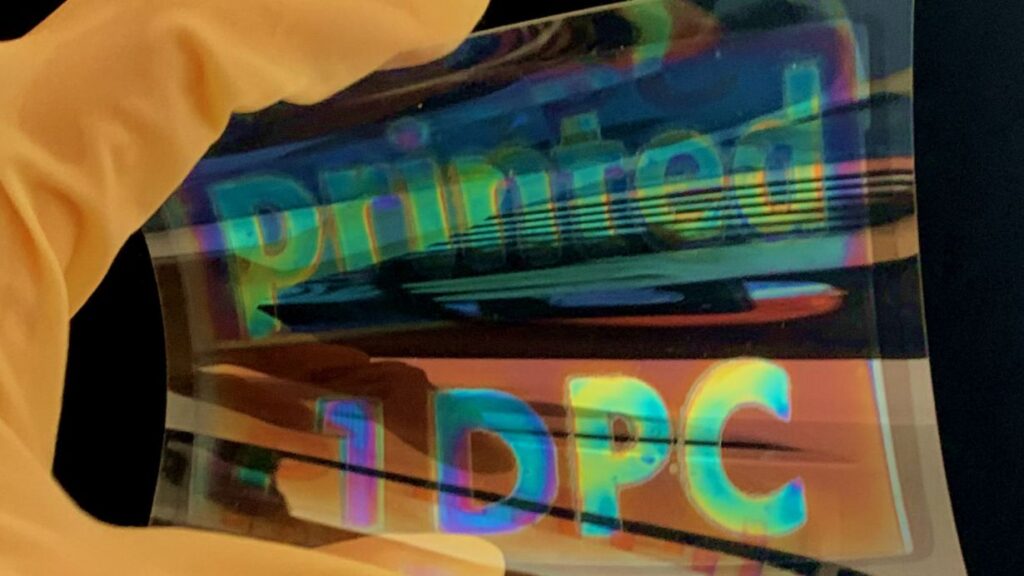 Sterk reflecterende spiegels uit de inkjetprinter