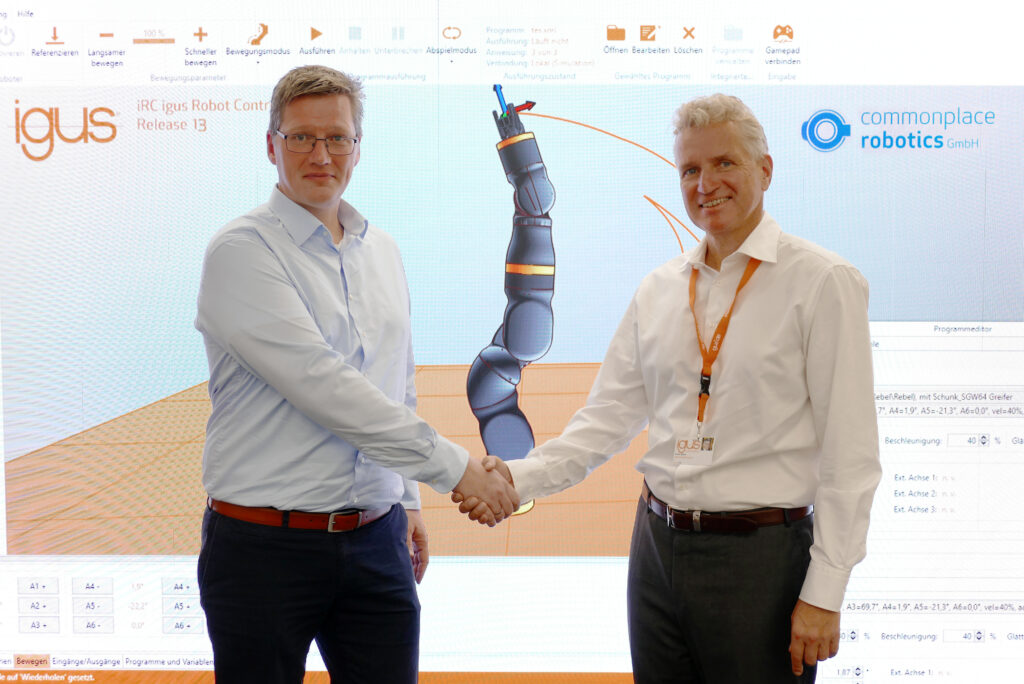 Igus neemt meerderheidsaandeel in Commonplace Robotics