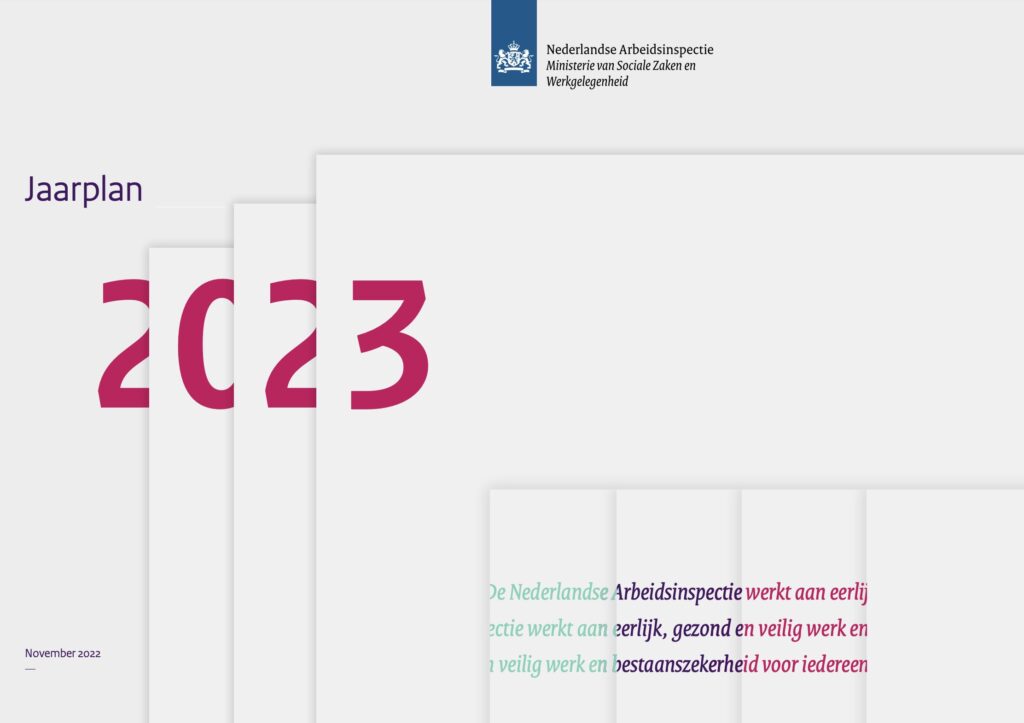 Arbeidsinspectie Jaarplan 2023-2026 gepubliceerd