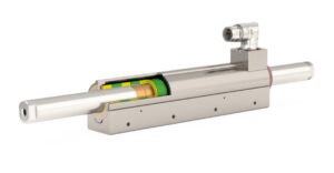Lineaire servomotor met montageflens