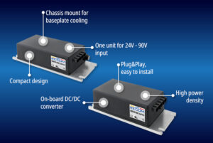 DC/DC-omvormers RMOD300-UW en RMOD360UW