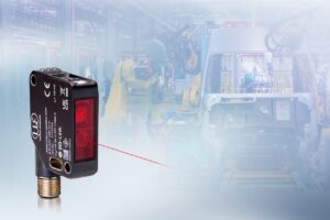 Lasersensor meet afstanden tot 150 meter